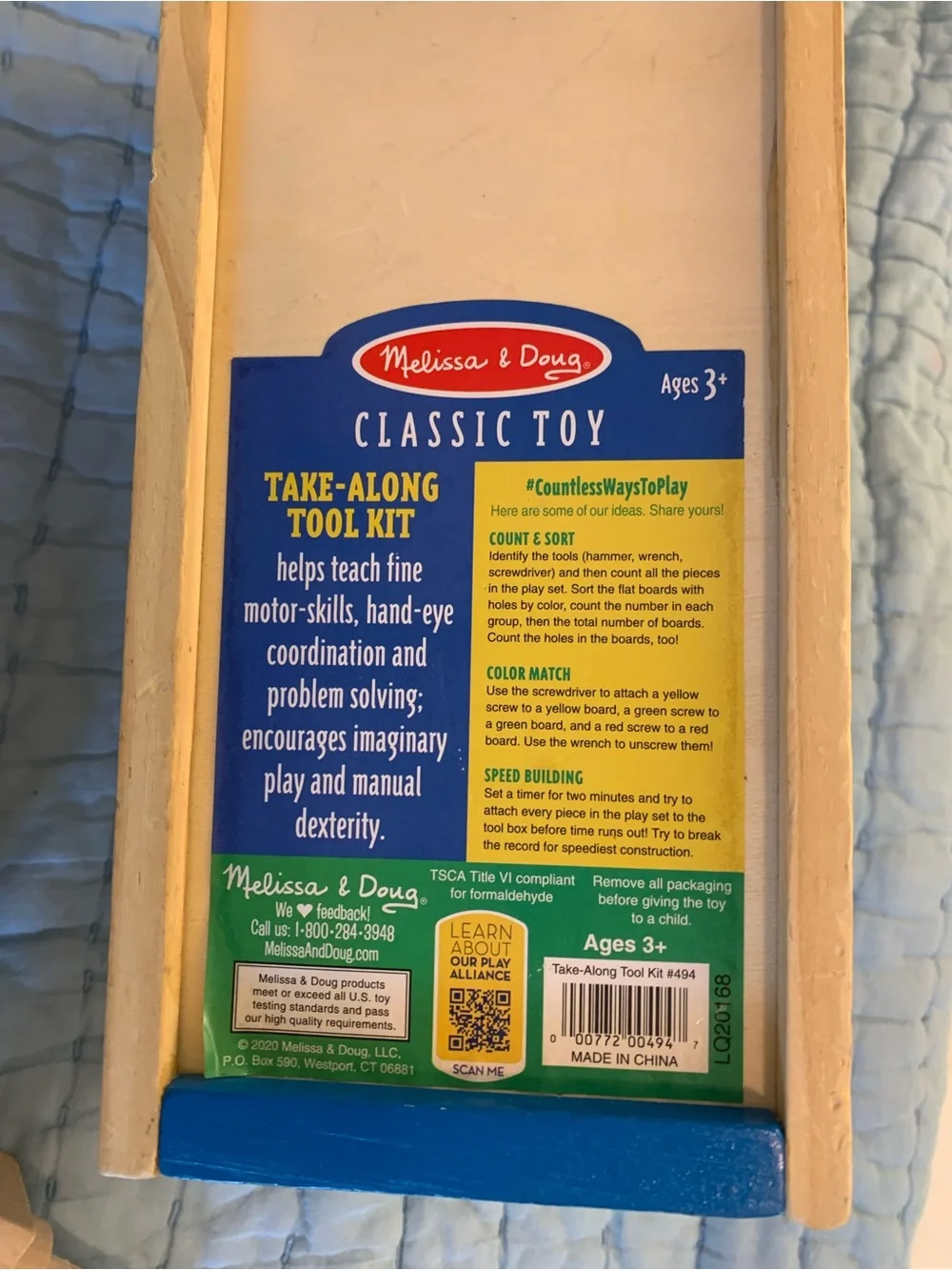 Melissa & Doug Wooden Take-Along Tool Kit